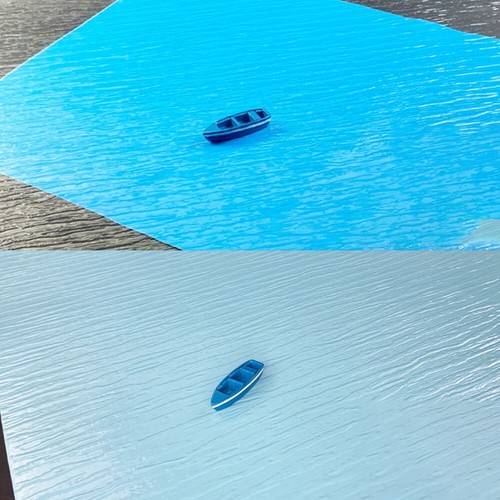 Scenic model water sheets - model,