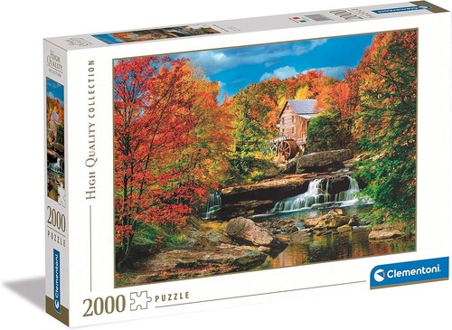 Water wheel mill puzzle scenic - water,