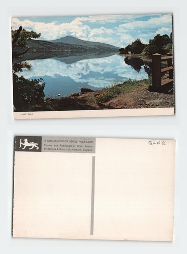 Vintage postcard lake - postcard,